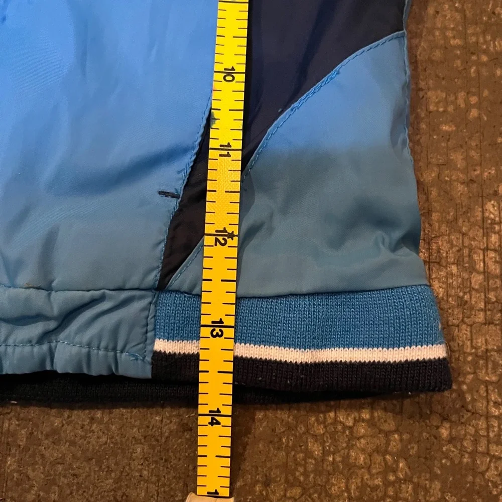 Vtg Nike Windbreaker Kids 12M Blue Just Do It Hooded‎ Full Zip Jacket Mesh Lined